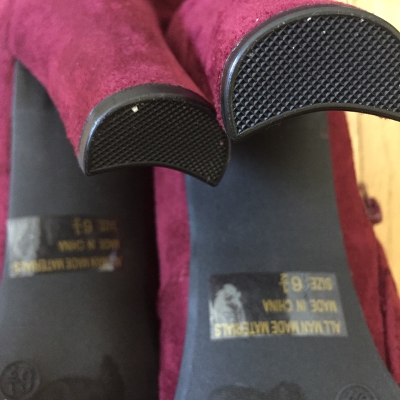 NWOT Wild Diva over the knee heeled boots - Picture 8 of 8